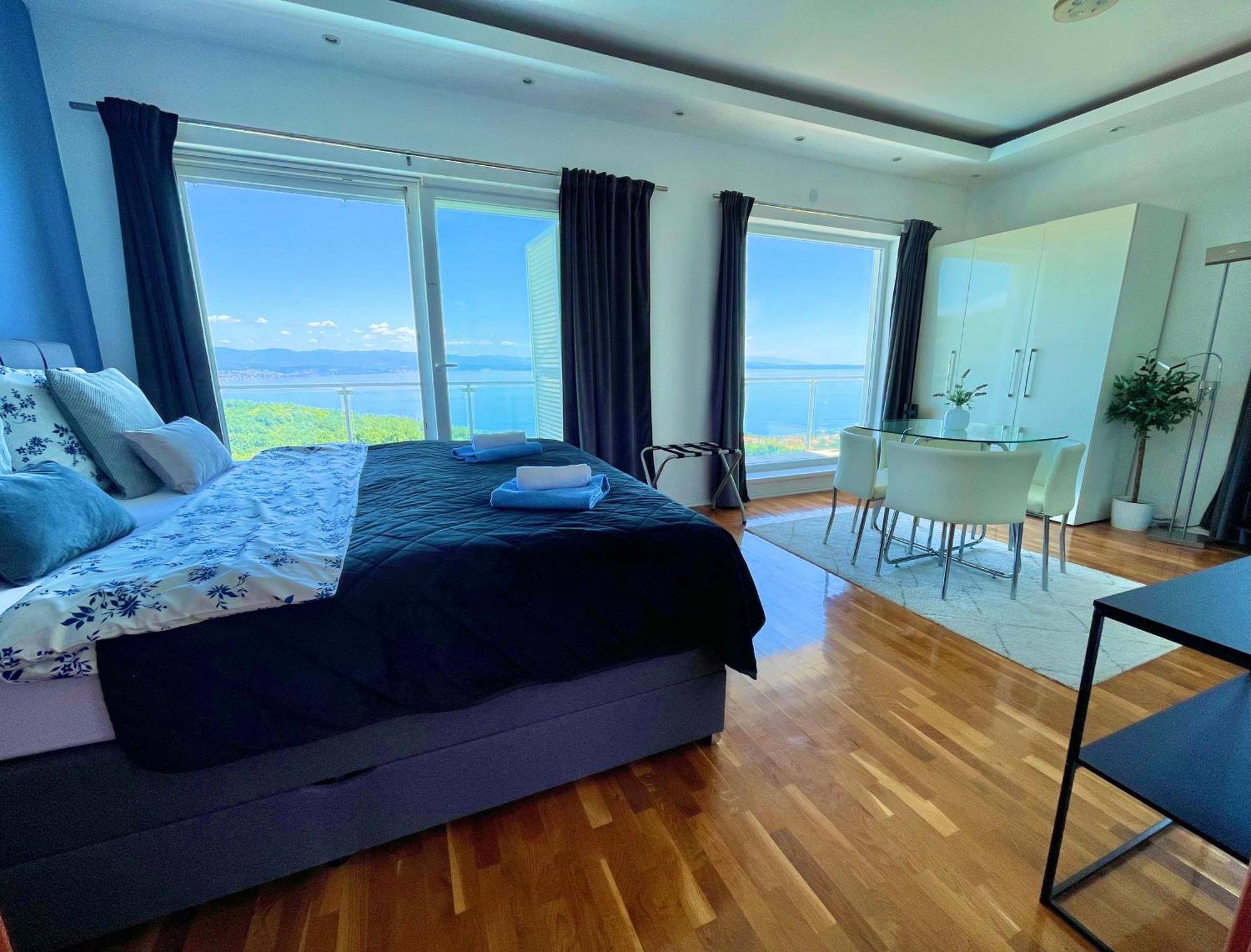 Luxury Villa Eternity - Marvelous Sea View - Box Spring Beds - Opatija-Poljane Экстерьер фото